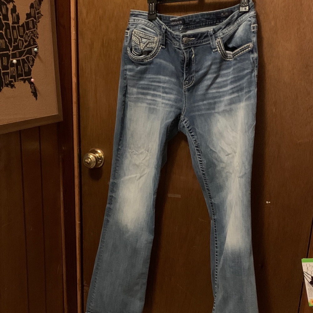 Vigoss Women's Light Blue Boot Cut Jeans